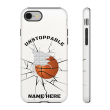 Load image into Gallery viewer, Unstoppable Basketball Phone Case for iPhone or Samsung - Brick Wall