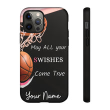 Load image into Gallery viewer, Swishes Girls Basketball IPhone Case