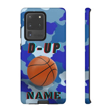 Load image into Gallery viewer, D-Up Blue Camo Basketball IPhone Samsung Case