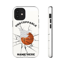 Load image into Gallery viewer, Unstoppable Basketball Phone Case for iPhone or Samsung - Brick Wall
