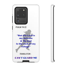 Load image into Gallery viewer, Gridiron Girl Can't Guard Me Cell Phone Case-Purple and Blue