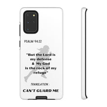Load image into Gallery viewer, Gridiron Girl Can't Guard Me Cell Phone Case-Black and White