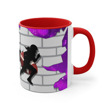 Load image into Gallery viewer, Gridiron Girl Coffee Mug - UNstoppable-Purple and Gold - Tate's Box