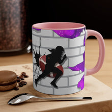 Load image into Gallery viewer, Gridiron Girl Coffee Mug - UNstoppable-Purple and Gold - Tate's Box