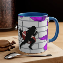 Load image into Gallery viewer, Gridiron Girl Coffee Mug - UNstoppable-Purple and Gold - Tate's Box