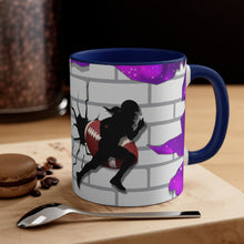 Load image into Gallery viewer, Gridiron Girl Coffee Mug - UNstoppable-Purple and Gold - Tate's Box