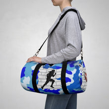 Load image into Gallery viewer, Gridiron Girl Duffel Bag - Camo Blue - Tate's Box