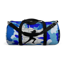 Load image into Gallery viewer, Gridiron Girl Duffel Bag - Camo Blue - Tate's Box