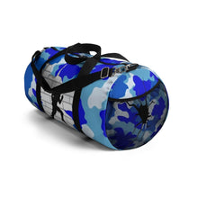 Load image into Gallery viewer, Gridiron Girl Duffel Bag - Camo Blue - Tate's Box