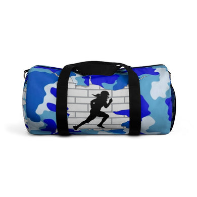 Gridiron Girl Duffel Bag - Camo Blue - Tate's Box