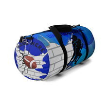 Load image into Gallery viewer, Gridiron Girl Duffel Bag - UNstoppable Blue - Tate's Box