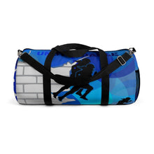 Load image into Gallery viewer, Gridiron Girl Duffel Bag - UNstoppable Blue - Tate's Box
