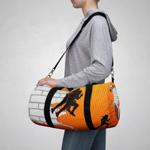 Load image into Gallery viewer, Gridiron Girl Duffel Bag - UNstoppable Orange - Tate's Box