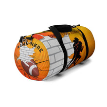 Load image into Gallery viewer, Gridiron Girl Duffel Bag - UNstoppable Orange - Tate's Box