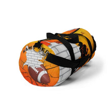 Load image into Gallery viewer, Gridiron Girl Duffel Bag - UNstoppable Orange - Tate's Box
