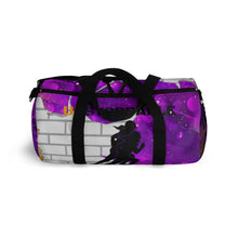 Load image into Gallery viewer, Gridiron Girl Duffel Bag - UNstoppable Purple and Gold - Tate's Box