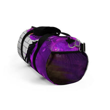 Load image into Gallery viewer, Gridiron Girl Duffel Bag - UNstoppable Purple and Gold - Tate's Box