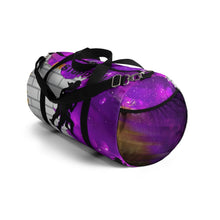 Load image into Gallery viewer, Gridiron Girl Duffel Bag - UNstoppable Purple and Gold - Tate's Box