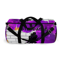 Load image into Gallery viewer, Gridiron Girl Duffel Bag - UNstoppable Purple and Gold - Tate's Box
