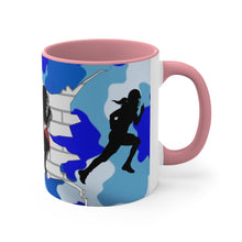 Load image into Gallery viewer, Gridiron Girl Mug - Blue Camo - Tate's Box