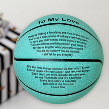 Load image into Gallery viewer, To My Love Engraved Basketball