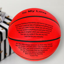 Load image into Gallery viewer, To My Love Engraved Basketball