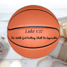 Load image into Gallery viewer, Love Mom & Dad, To Our Daughter Engraved Basketball Gift