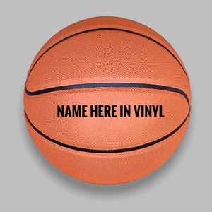 To My Love Engraved Basketball