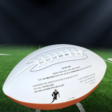 Load image into Gallery viewer, To Son, Love Dad Football Gift