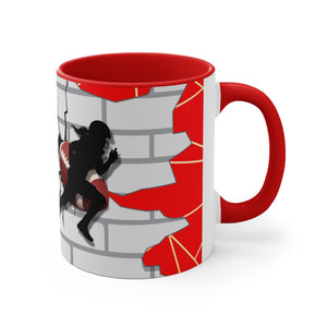 Gridiron Girl Coffee Mug - UNstoppable-Red