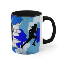 Load image into Gallery viewer, Gridiron Girl Mug - Blue Camo
