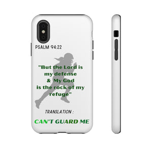 Gridiron Girl Can't Guard Me Cell Phone Case- Green