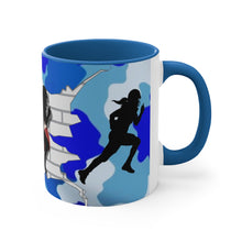 Load image into Gallery viewer, Gridiron Girl Mug - Blue Camo
