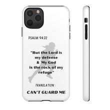 Load image into Gallery viewer, Gridiron Girl Can&#39;t Guard Me Cell Phone Case-Black and White
