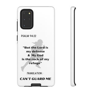 Gridiron Girl Can't Guard Me Cell Phone Case-Black and White