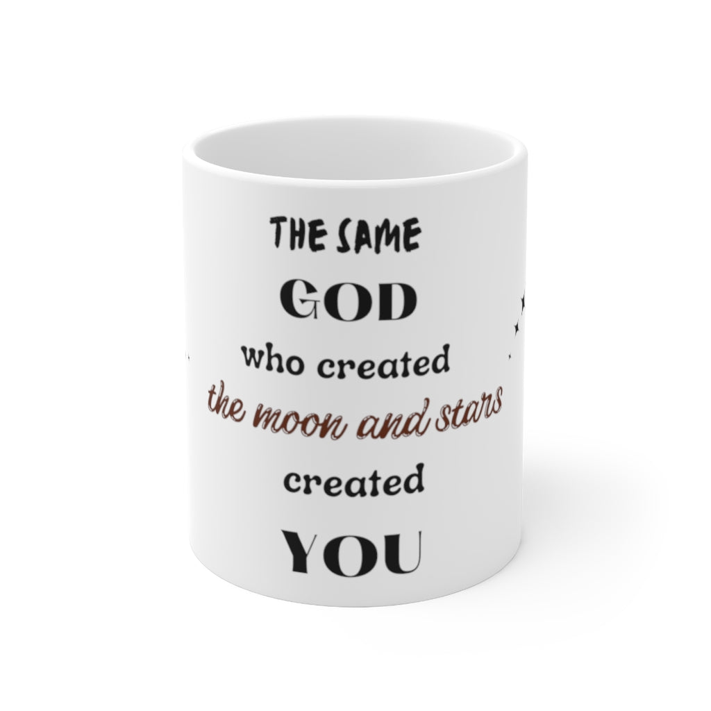 God Created You Ceramic Mug 11oz