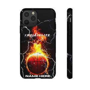 #Ballislife  Basketball I Phone or Samsung Phone Case
