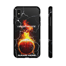 Load image into Gallery viewer, #Ballislife  Basketball I Phone or Samsung Phone Case
