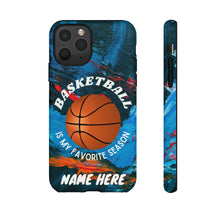 Load image into Gallery viewer, Favorite Season Basketball iPhone Samsung Case - Triple Double
