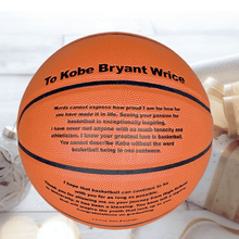 Load image into Gallery viewer, Custom Engraved Basketball - Tate's Box
