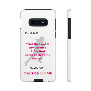 Gridiron Girl Can't Guard Me Cell Phone Case-Pink