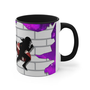 Gridiron Girl Coffee Mug - UNstoppable-Purple and Gold - Tate's Box