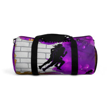 Load image into Gallery viewer, Gridiron Girl Duffel Bag - UNstoppable Purple and Gold - Tate&#39;s Box

