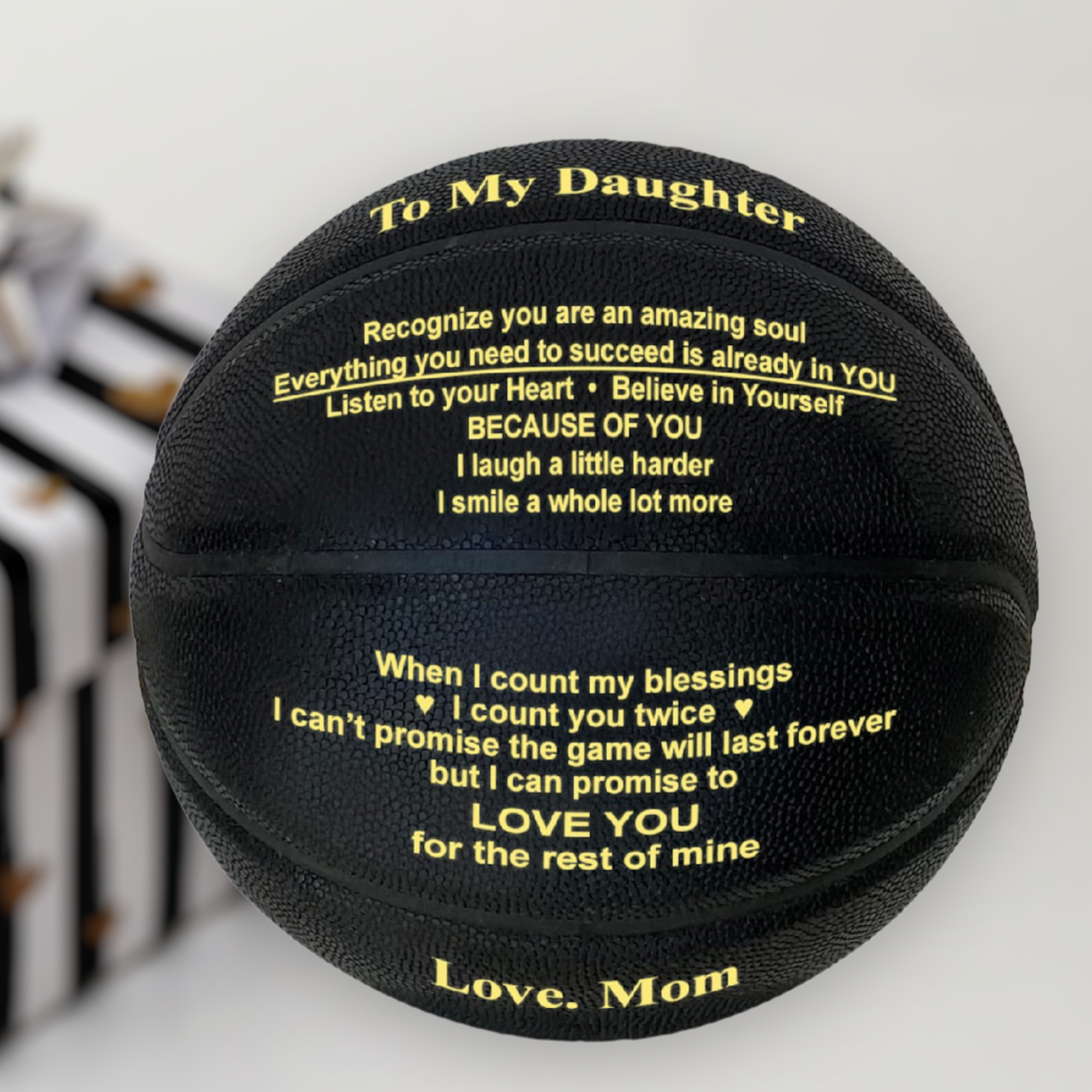 To My Son Personalized Basketball Gift – Tate's Box