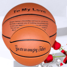 Load image into Gallery viewer, to my love basketball gift
